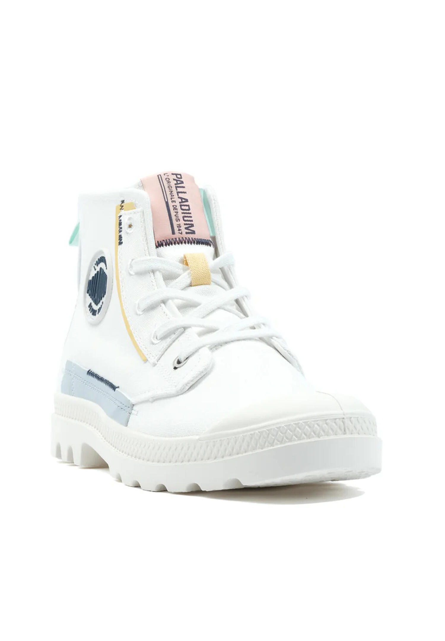 Baskets Palladium Modèle Pampa Underlayer Couleur Blanc 3/6