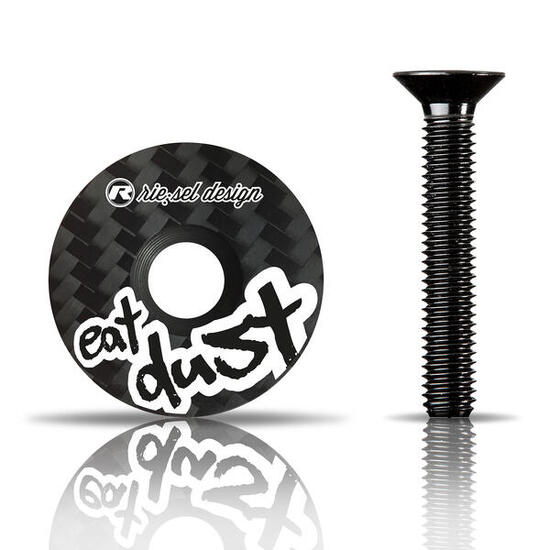 Tappo di sterzo per bici Riesel Design CAP eat dust