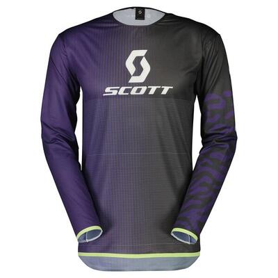 SCOTT Podium Pro Trikot dark purple/mint green, XL
