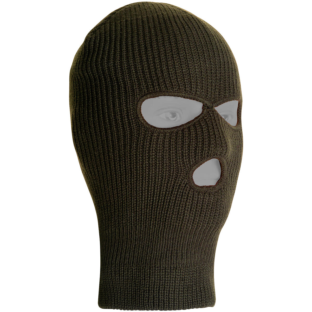 Jack Pyke 3 Hole Balaclava Olive Green 2/5