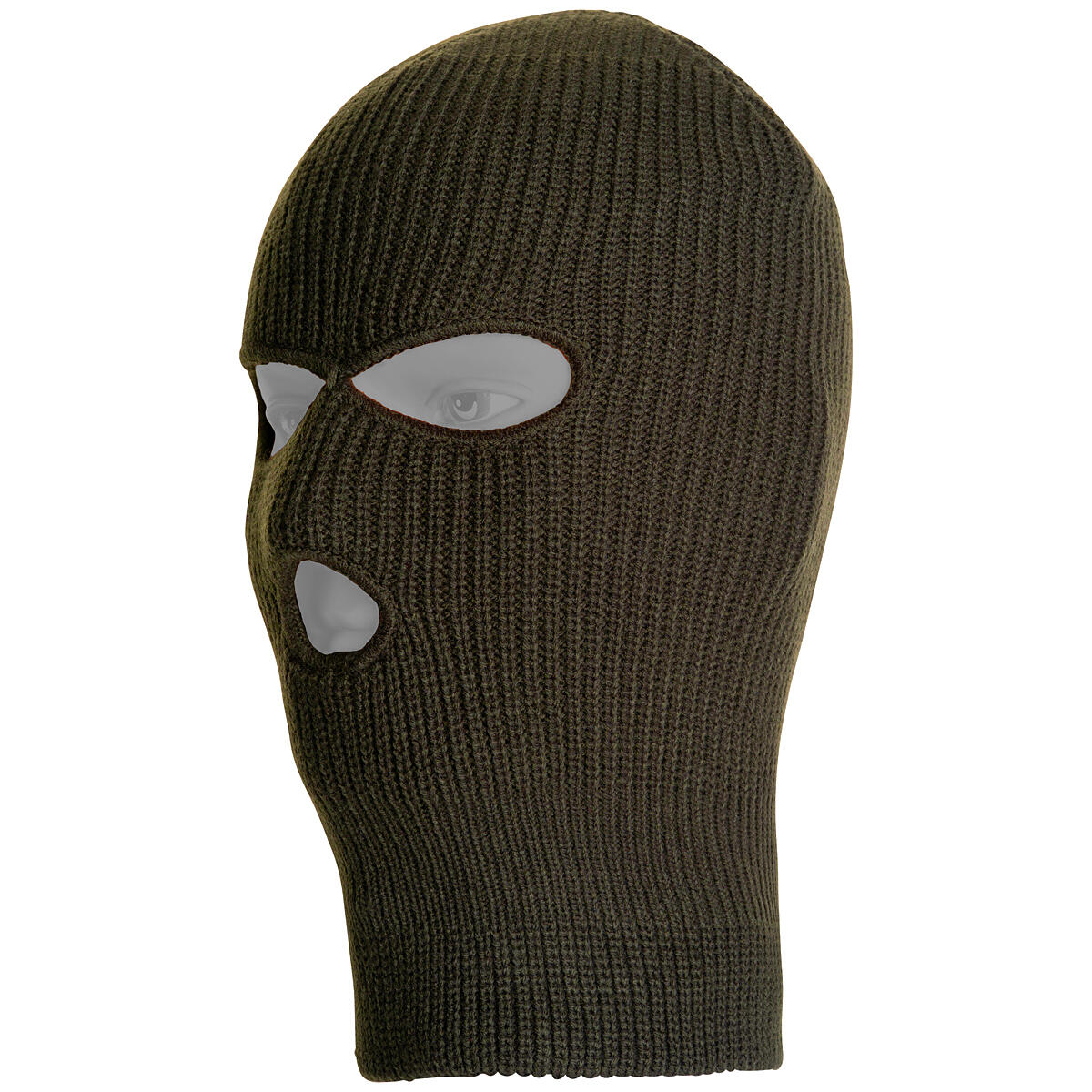 Jack Pyke 3 Hole Balaclava Olive Green 3/5