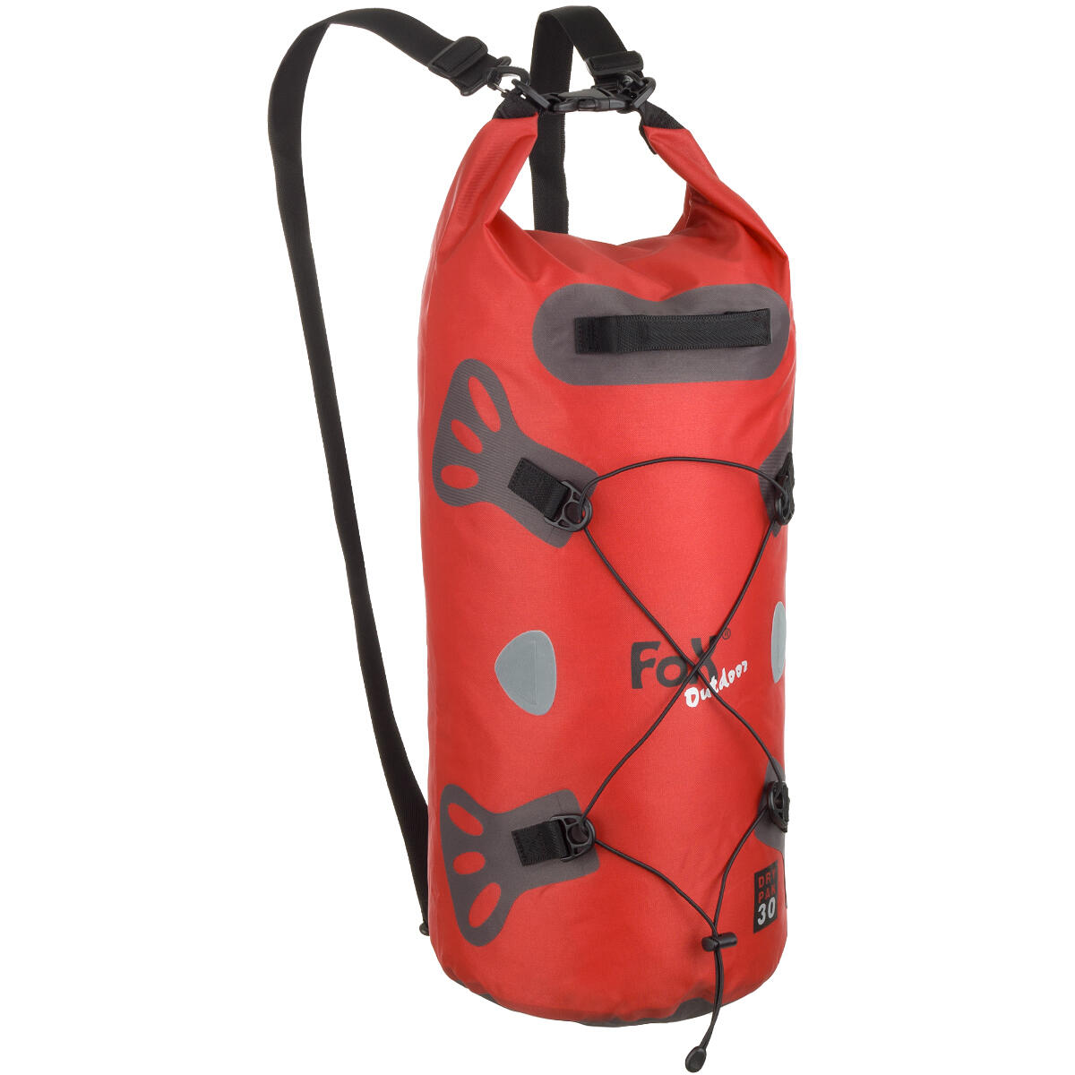 Fox Outdoor Waterproof Duffle Bag DRY PAK 30 Red 1/3