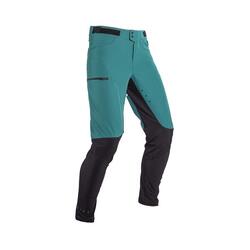 Pantalon VTT long Trail 2.0 extensible et imperméable bleu clair pour homme