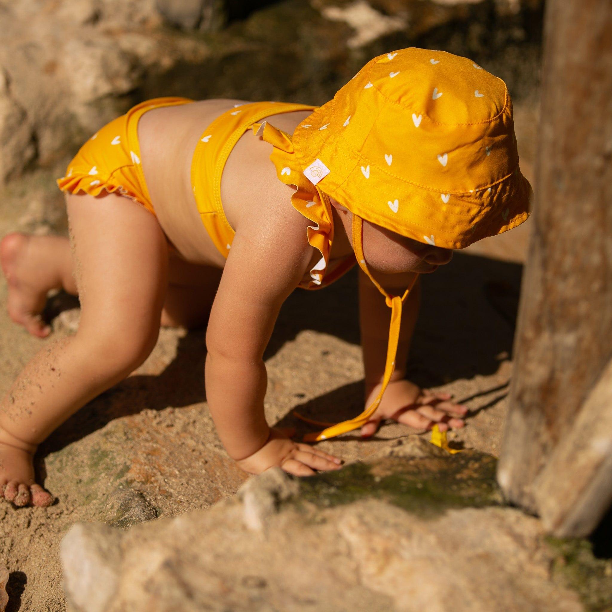 Baby Sun Hat - Orange - Orange Kiss - 0/1 Ans 3/3