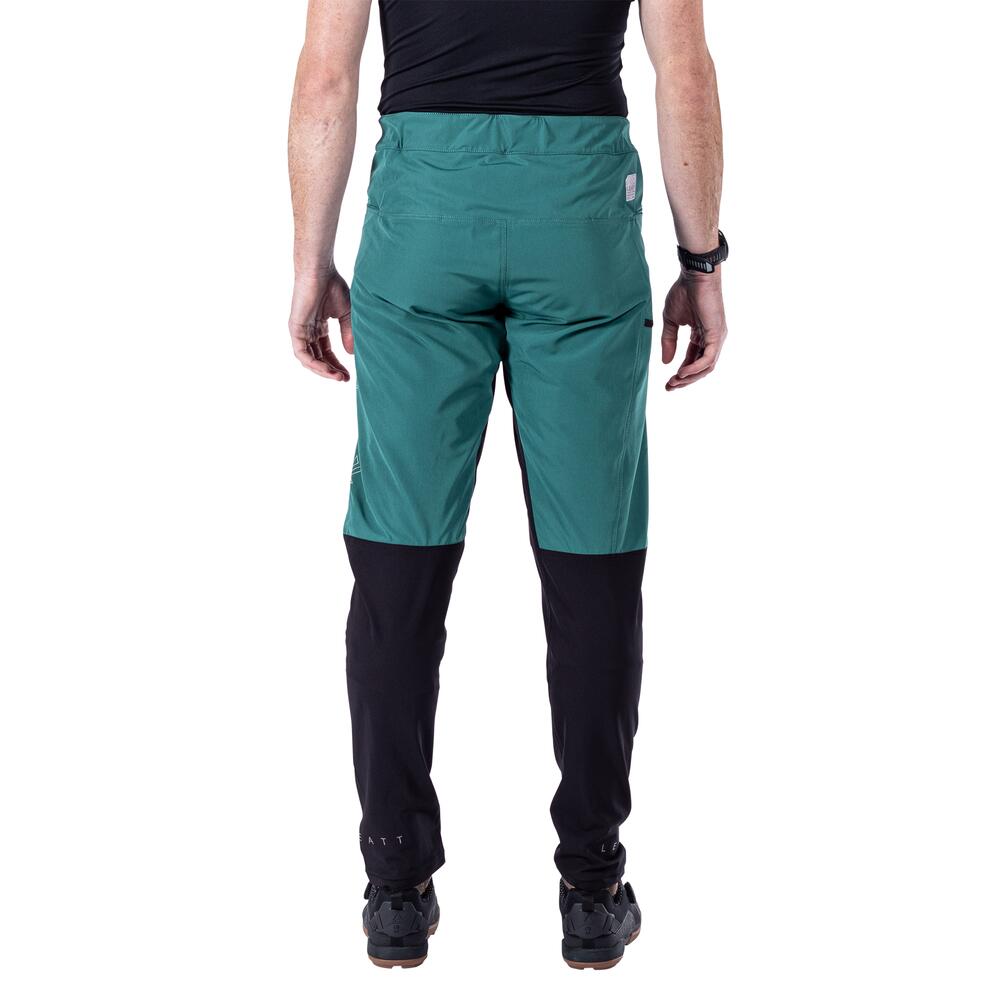 Pantalones largos MTB Trail 2.0 elásticos e impermeables  Azul claro Hombre 6/8