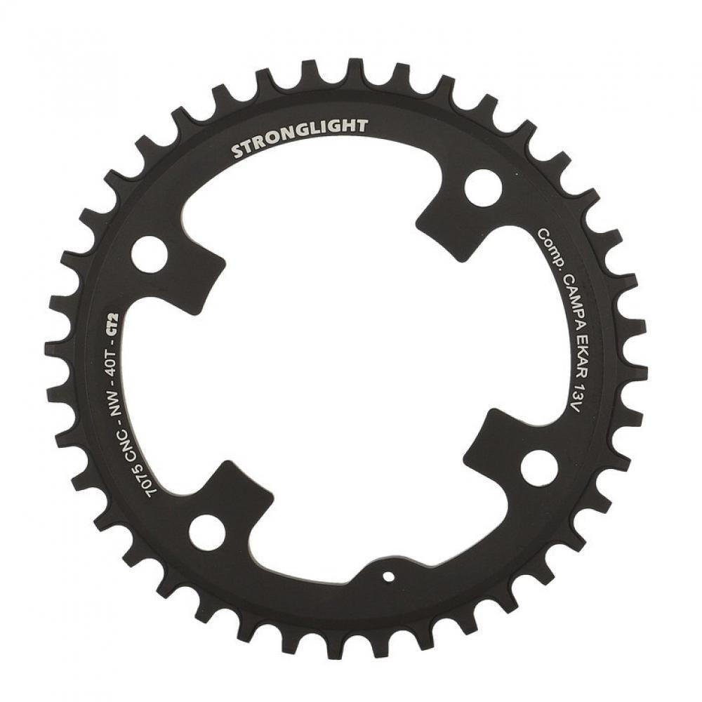 Plateau gravel 4 branches Stronglight Campagnolo Ekar Ct2 40Dts Mono 13V. 2/3