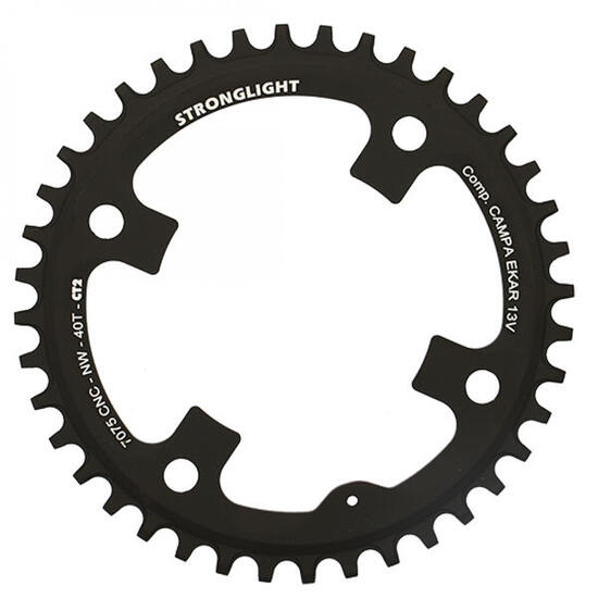 Stronglight Kettenblatt Gravel f.Campa 40 Zähne, sw ct² Alu 7075-T6, 123mm