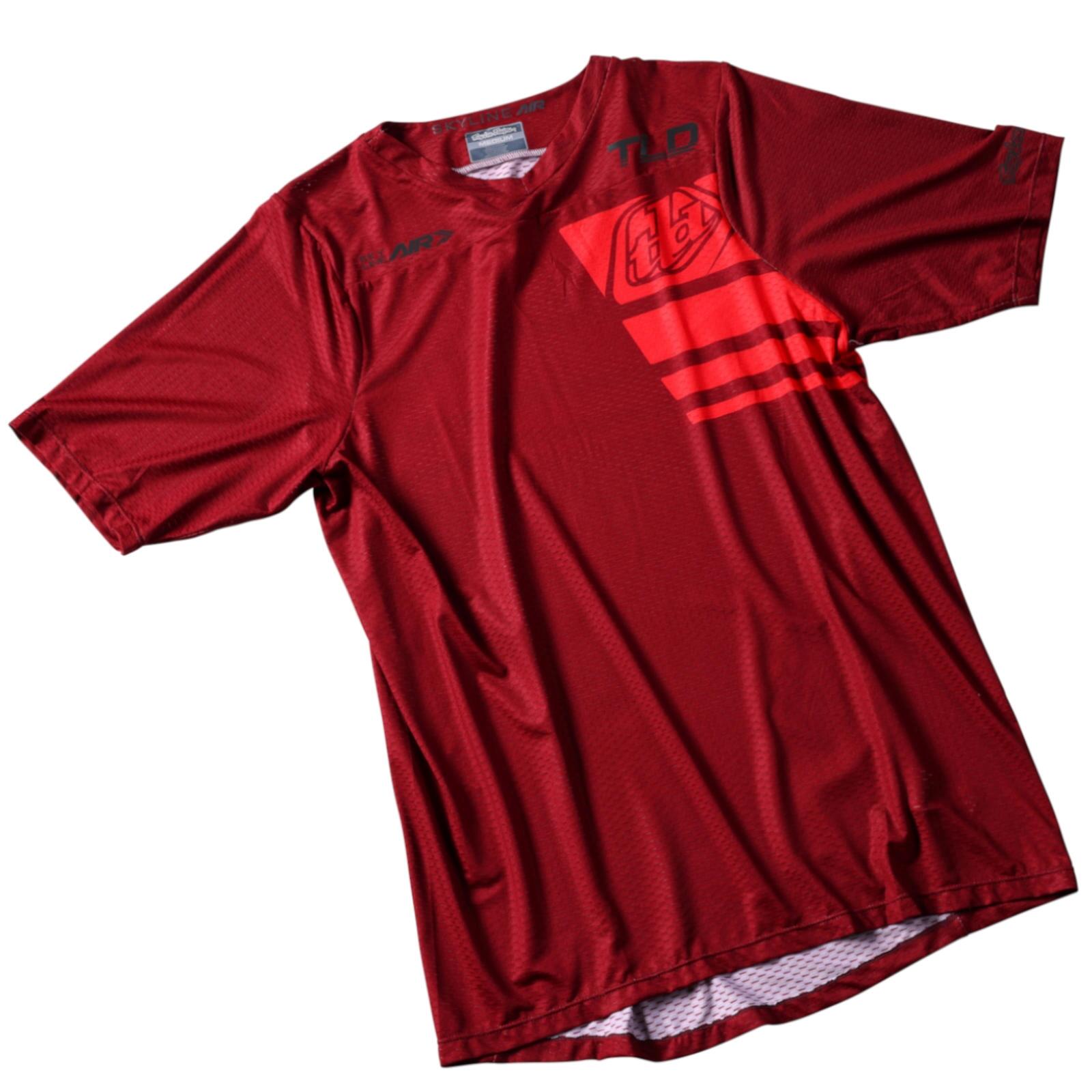 Maglia MTB SKYLINE AIR a manica corta ultra leggera Rosso Uomo 3/3