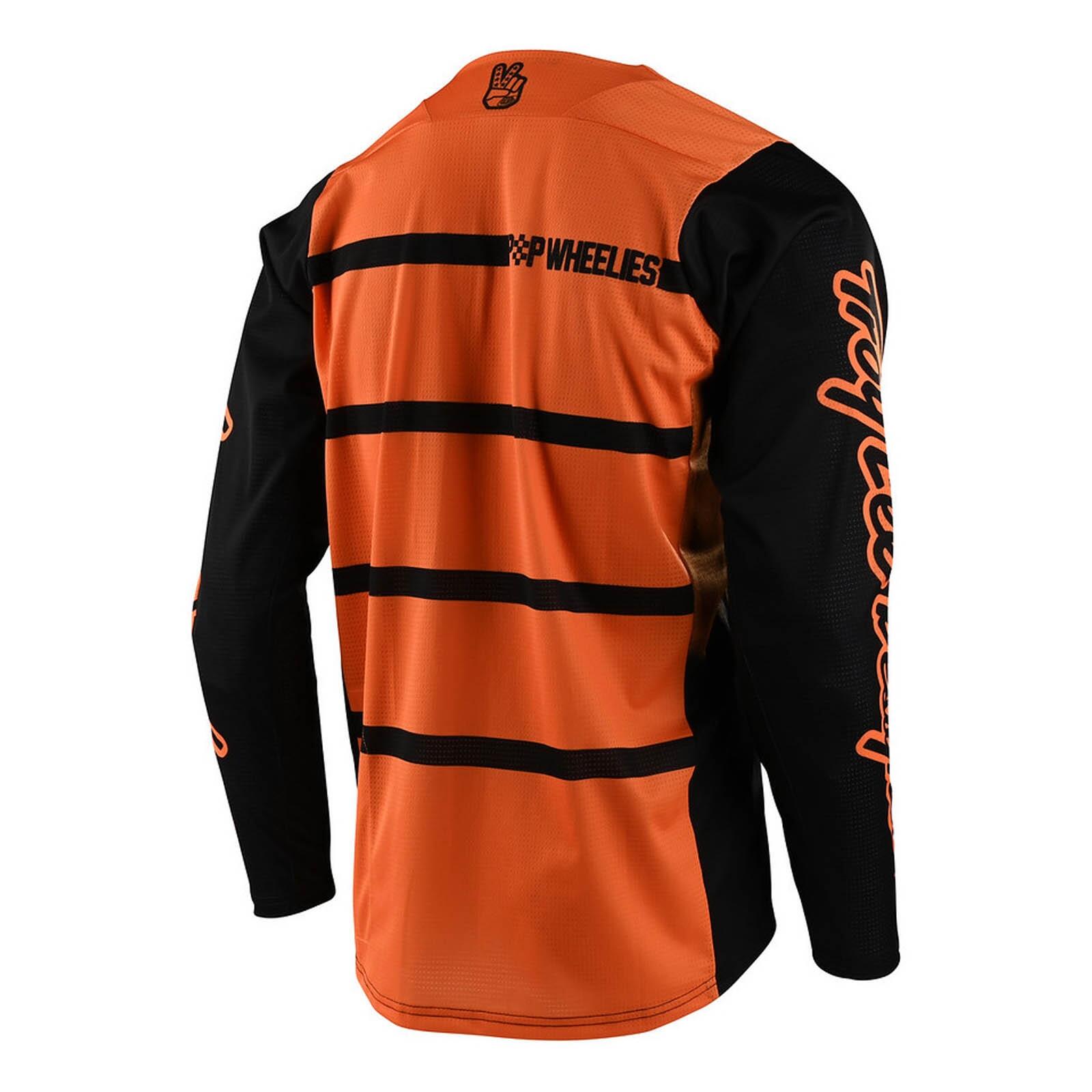 Maillot vélo VTT homme SKYLINE DIFFUZE Orange 2/2