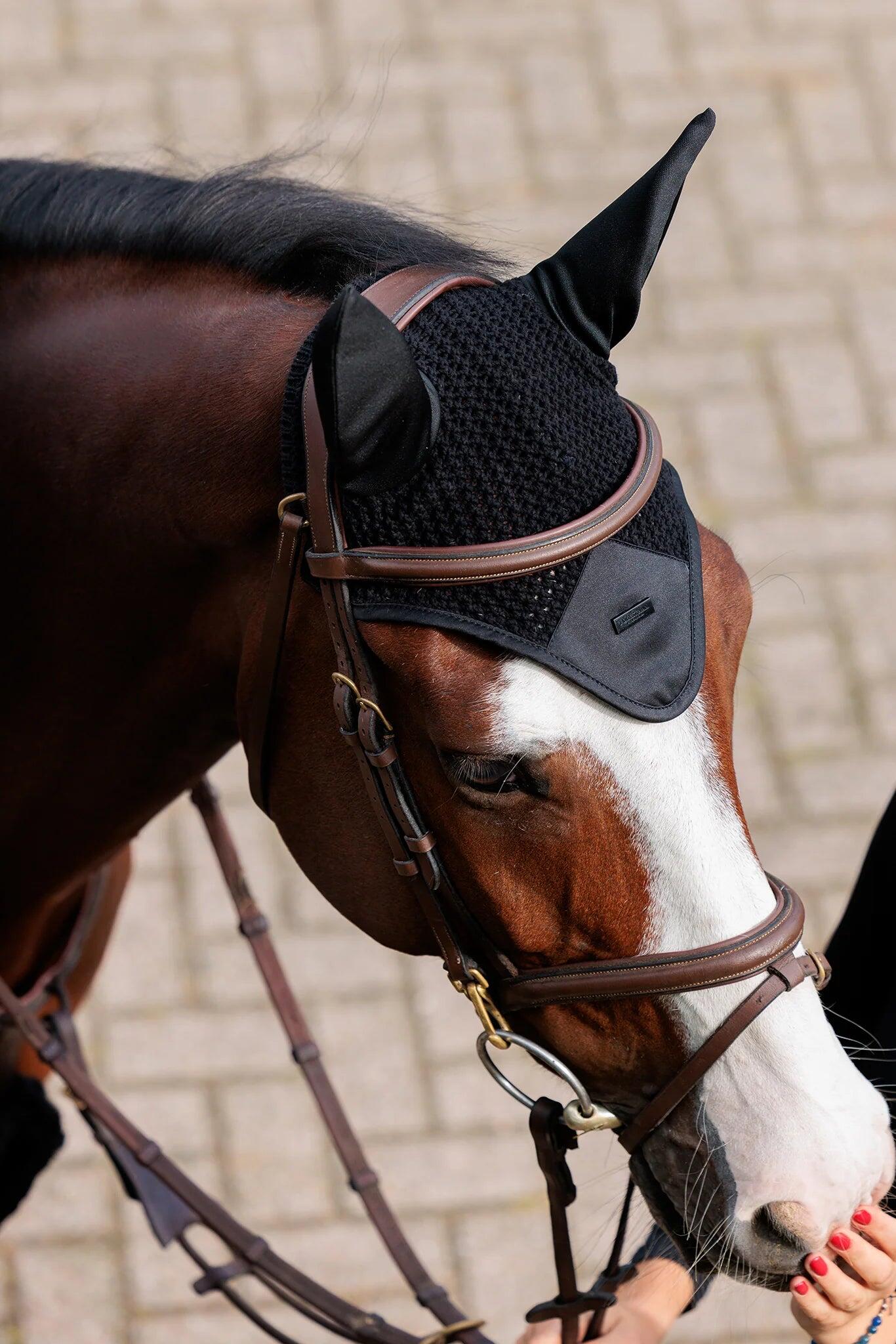 Bonnet anti-mouches Sportive Black - Equestrian Stockholm 2/3