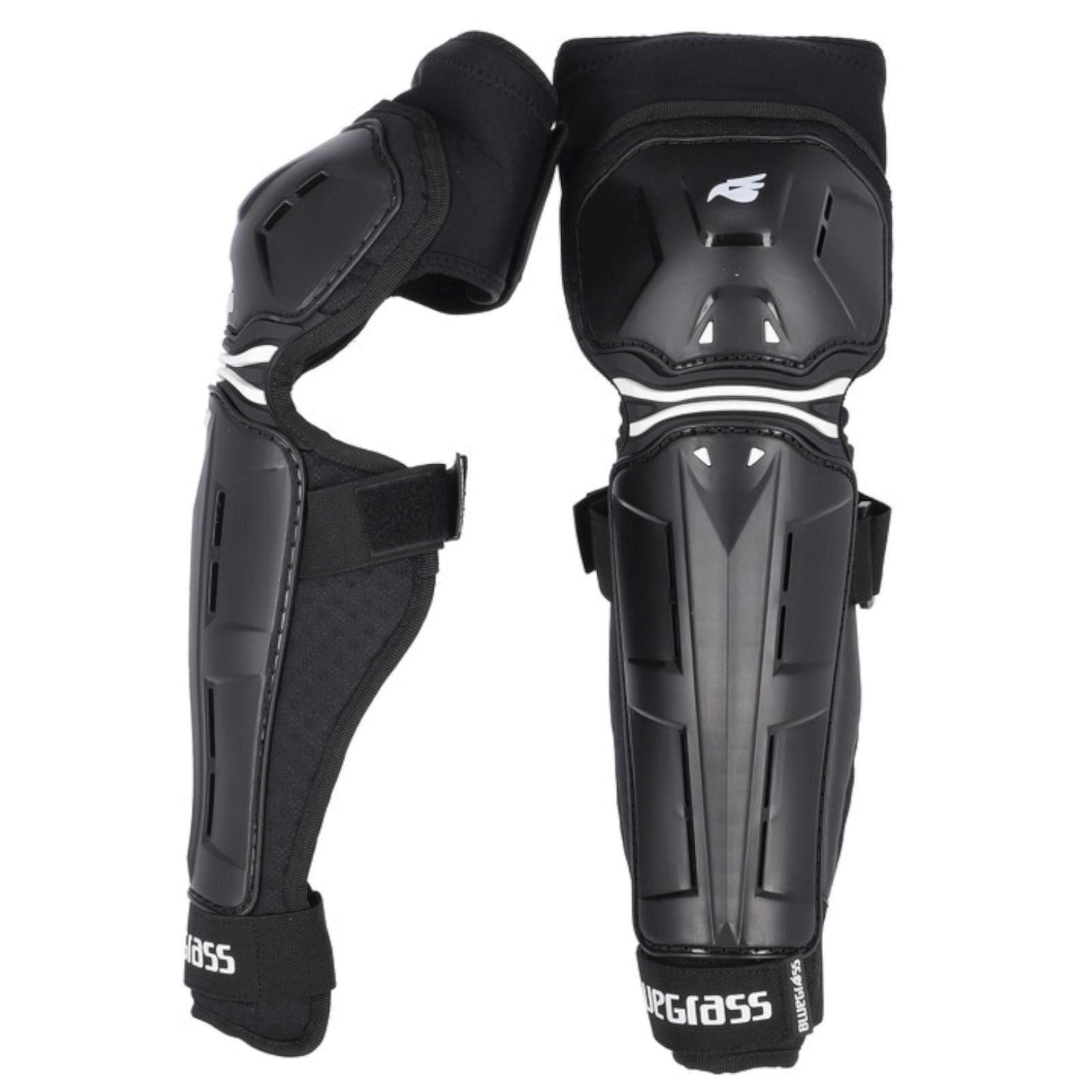 Bluegrass Big Horn Knee Guards com Shin Guards Black 2021 2/2