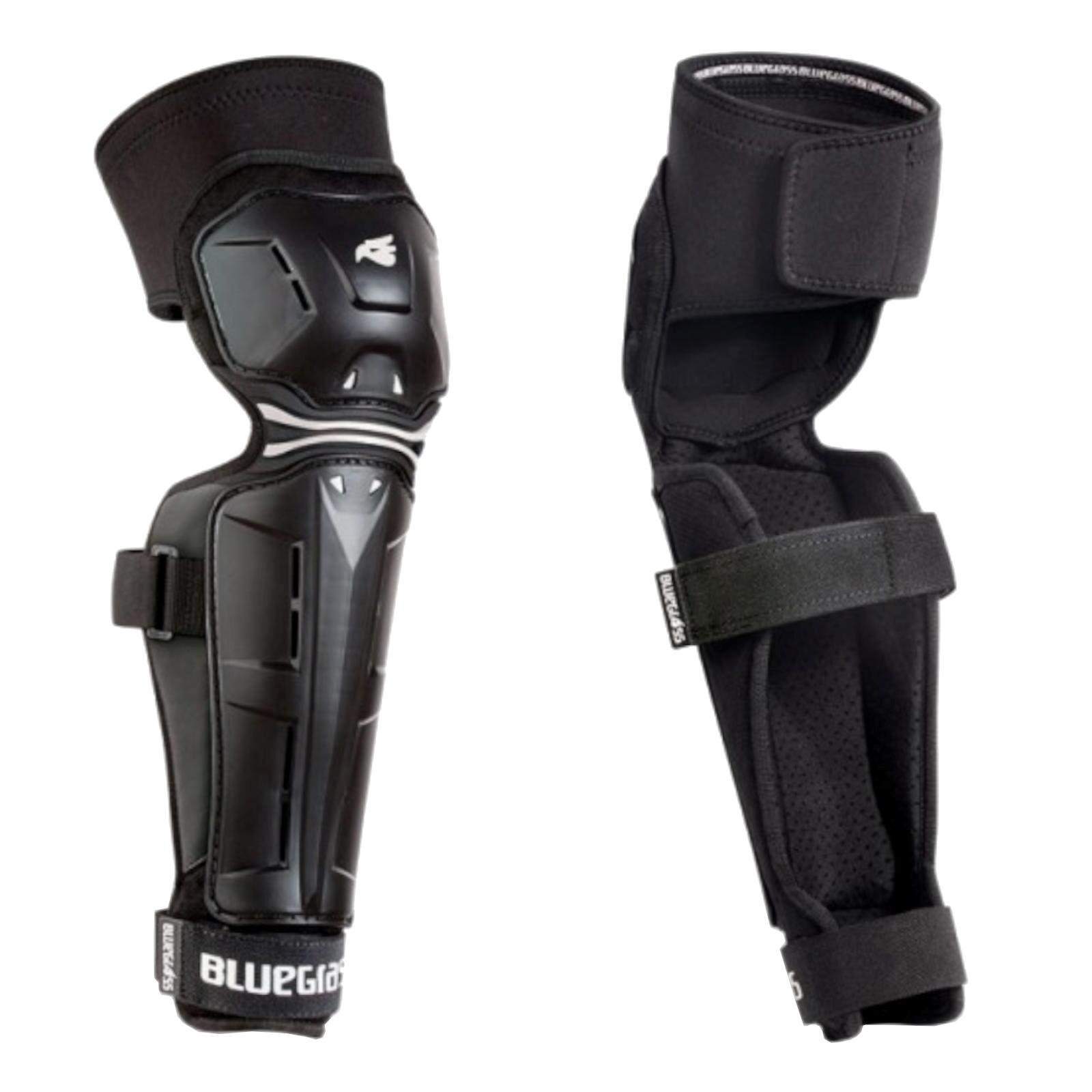 Bluegrass Big Horn Knee Guards com Shin Guards Black 2021 1/2