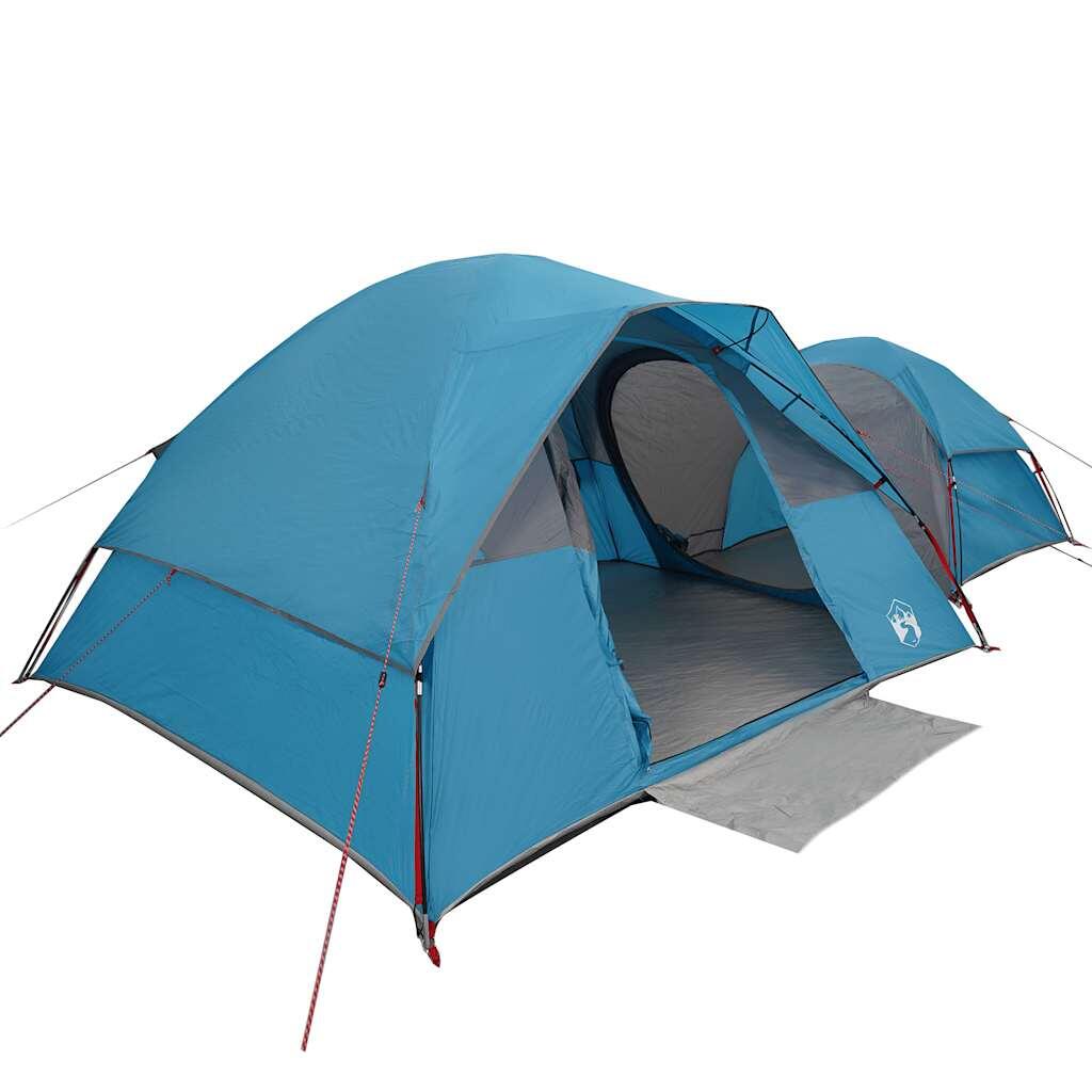 VidaXL tienda de campaña 5 personas impermeable azul 4/7