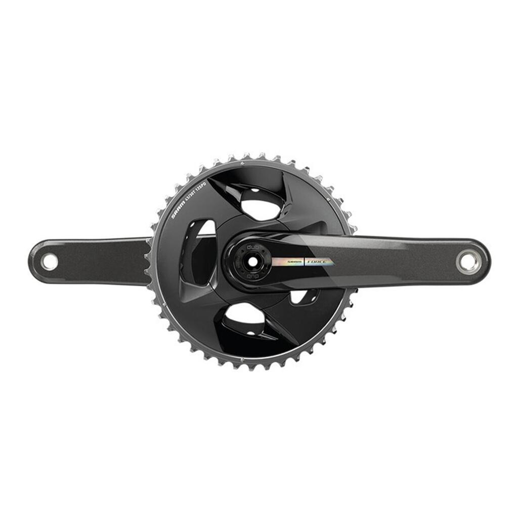 SRAM Force AXS crankset 170mm, DUB, double chainring.
