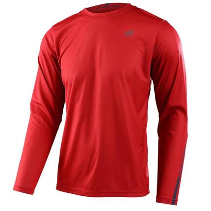 Maillot VTT casual manches longues FLOWLINE Rouge Homme