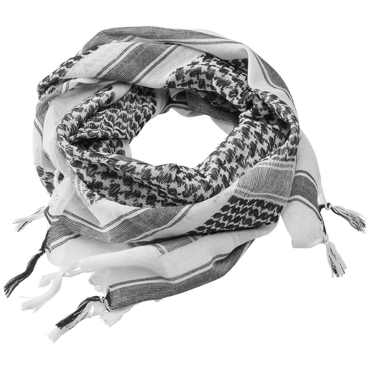 BRANDIT Brandit Shemag Scarf White / Black