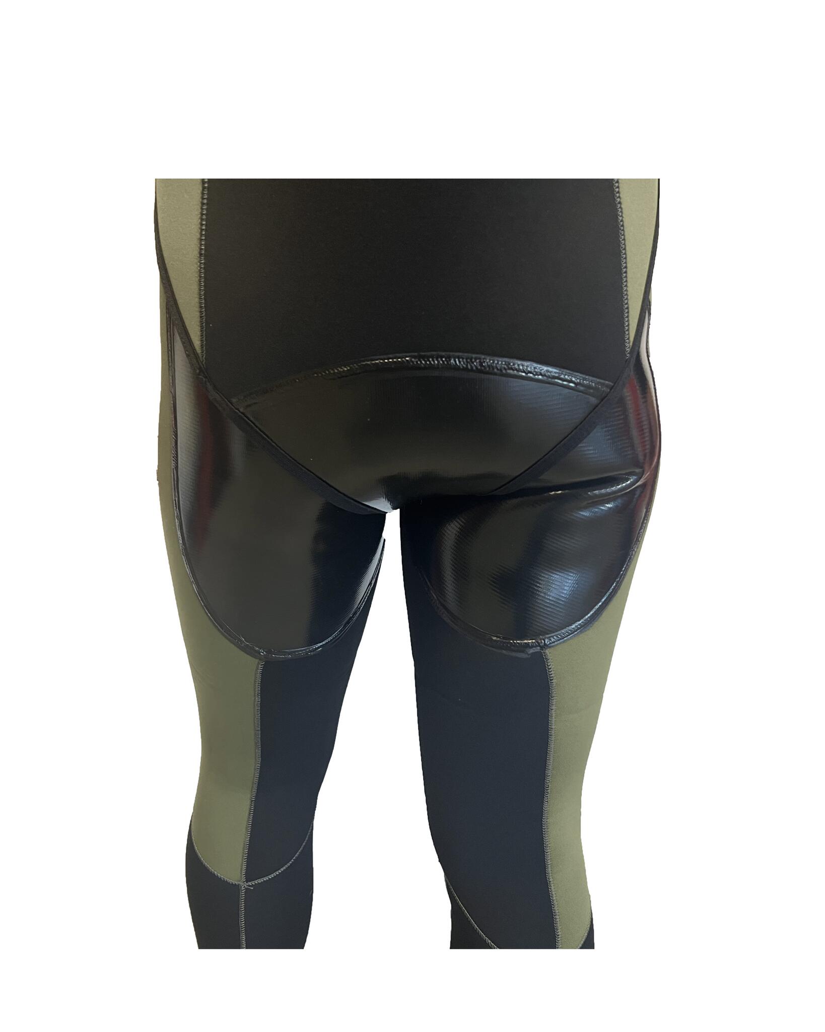 Ensemble Green Canyon pantalon Long John et veste 5 mm Adulte noir kaki 3/5