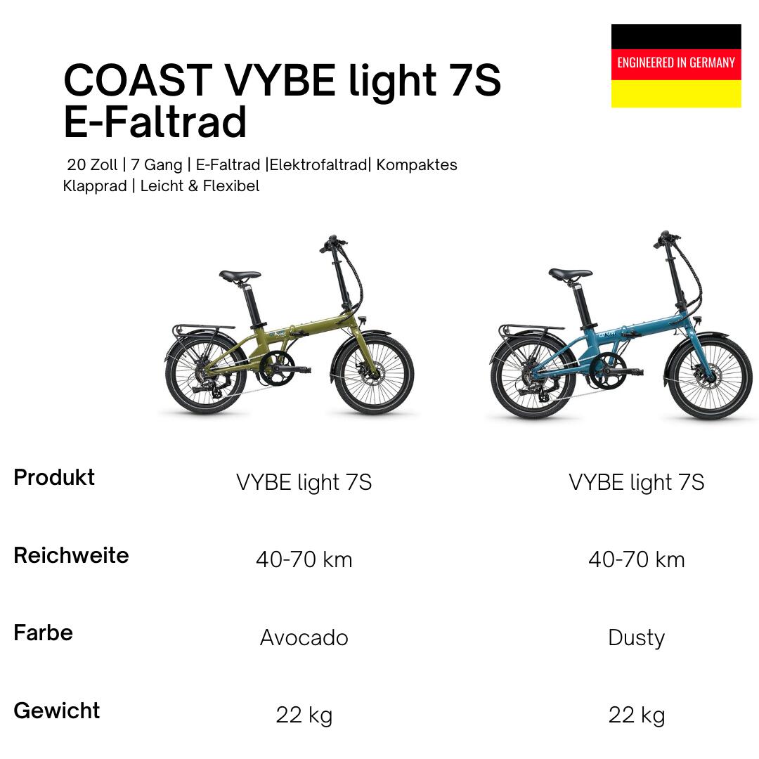 COAST VYBE light 7S vouwfiets | 20 inch | 7 versnellingen | e-vouwfiets 5/7