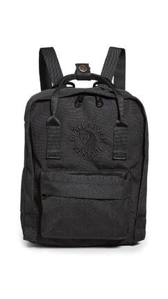 Fjällräven Re-Kånken Mini, Sac à dos Unisex, Noir, 29 x 20 x 13 cm
