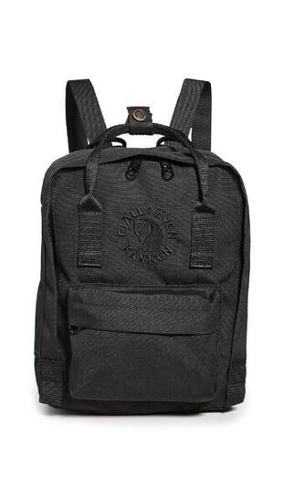 Fjällräven Re-Kånken Mini, Sac à dos Unisex, Noir, 29 x 20 x 13 cm