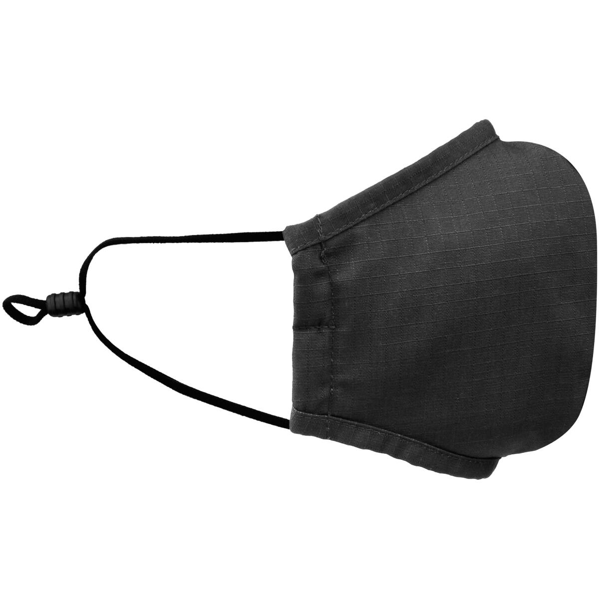 Mil-Tec Mouth/Nose Cover Wide Shape Ripstop Black 2/2