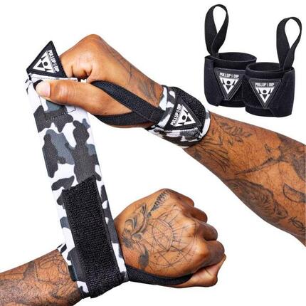 Wrist Wraps Camouflage, Handgelenkbandagen für Calisthenics & Krafttraining