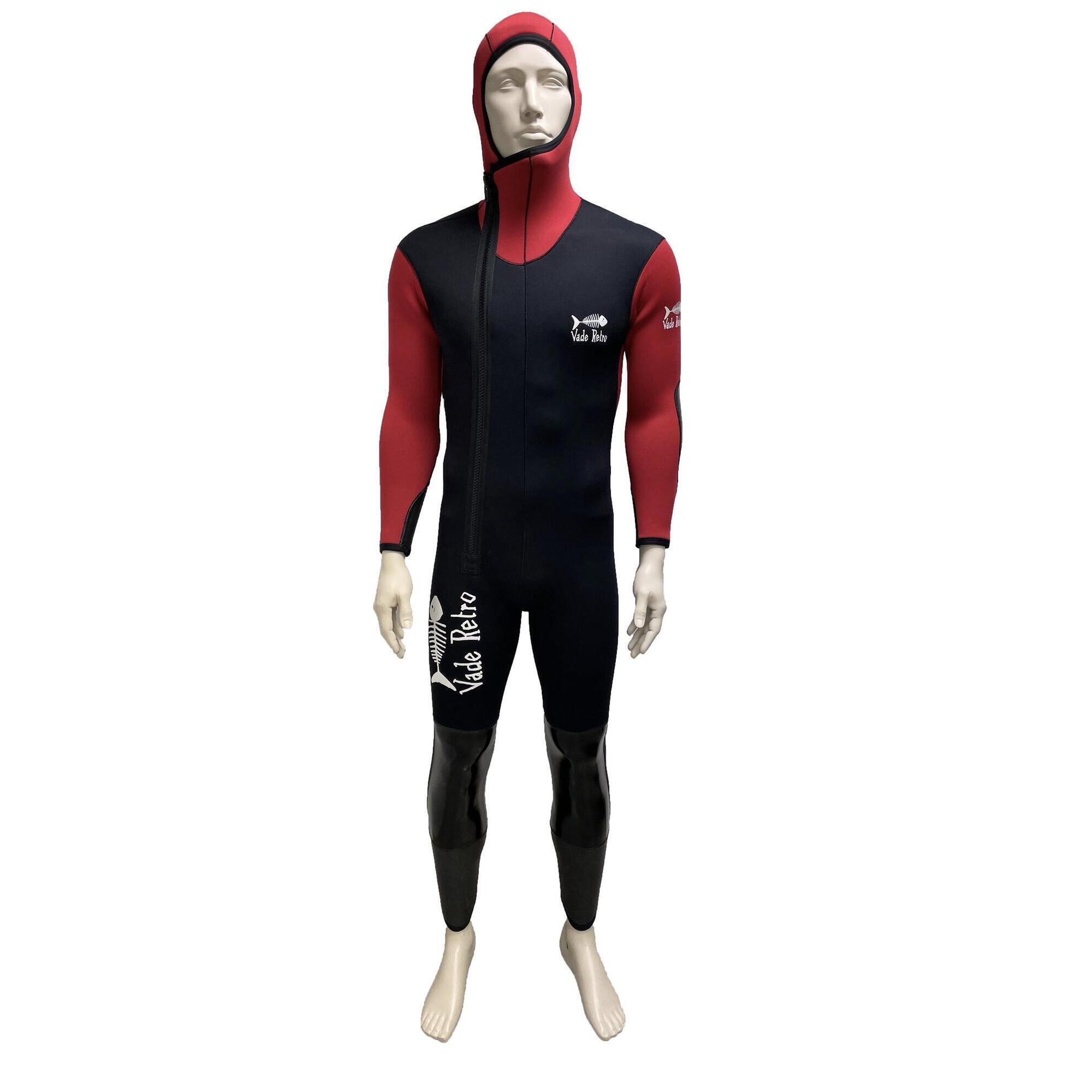 Vade Retro - Monopièce Canyoning 5 Mm Enfant Rouge Noir - Combinaison De Canyoning - Noir|rouge - 10 À 12 Ans - Decathlon