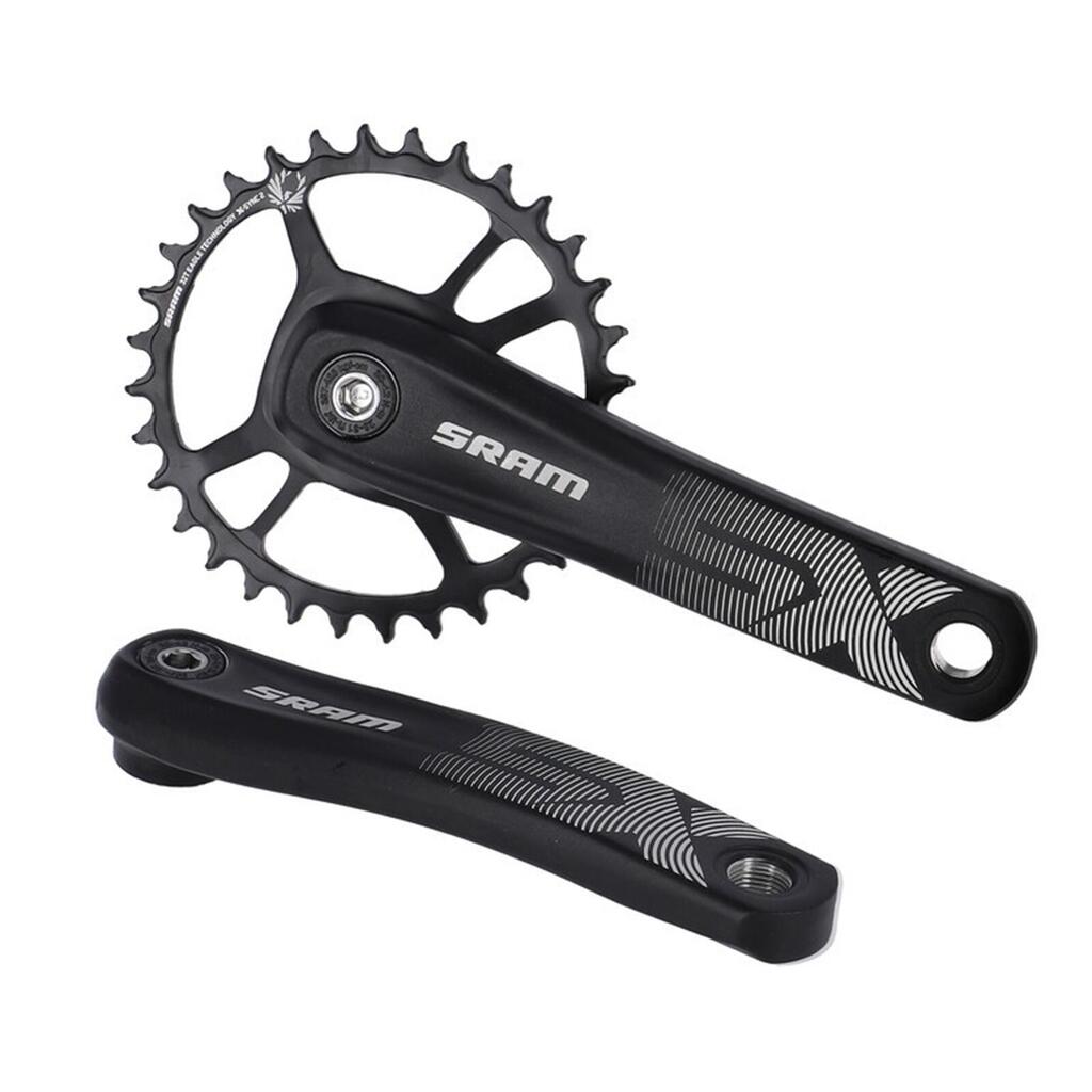 Flat steel crankset Sram SX Eagle Powerspline DM 12V