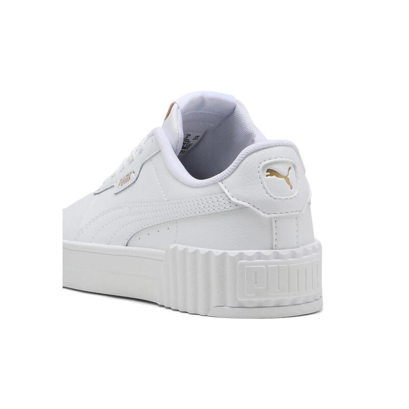 Pantofi sport unisex Puma Carina 3.0 Jr, Alb
