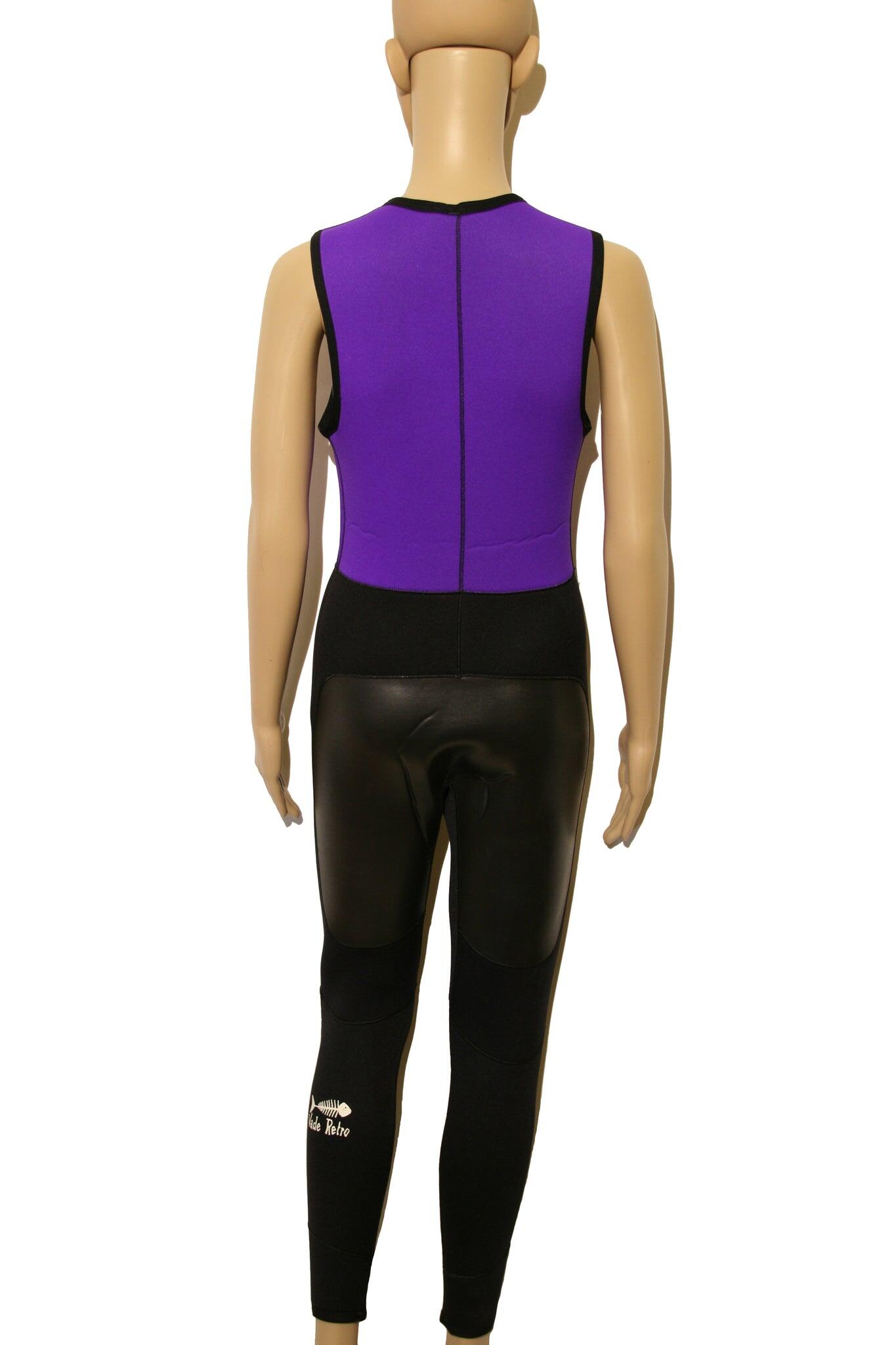 Pantalon canyoning Long John 5 mm Femme Violet 2/4