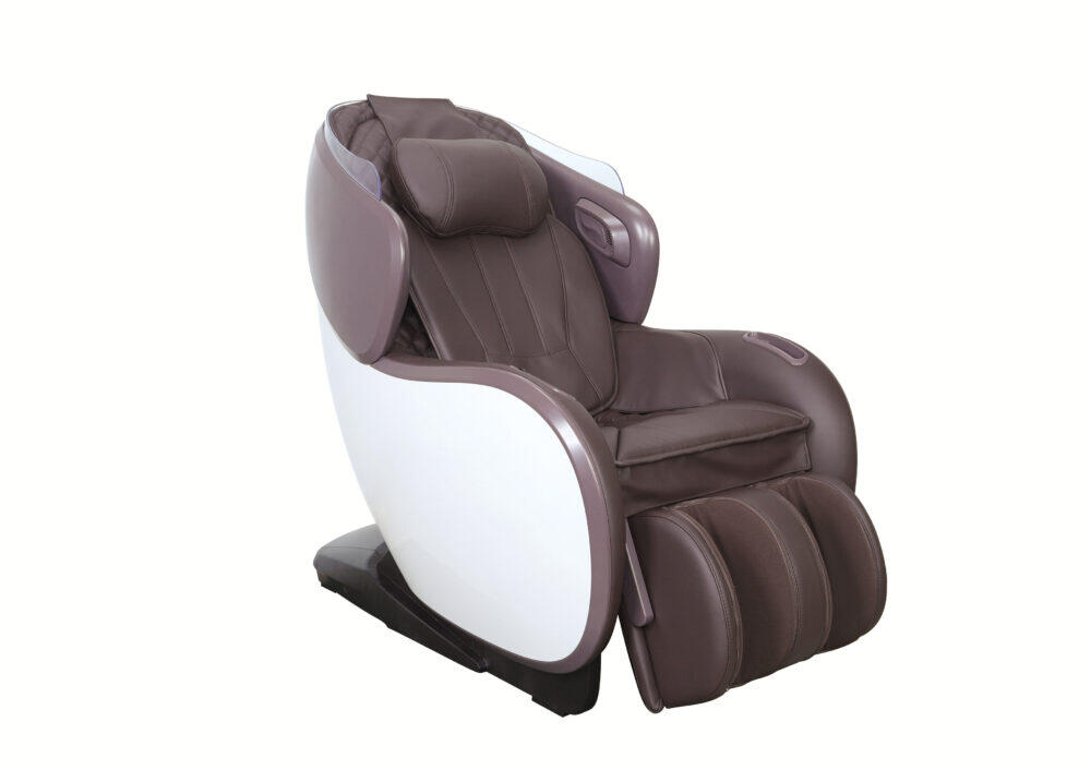 SYNCA Circ3 massagestoel bruin met bodyscan voor een persoonlijke massage-ervaring