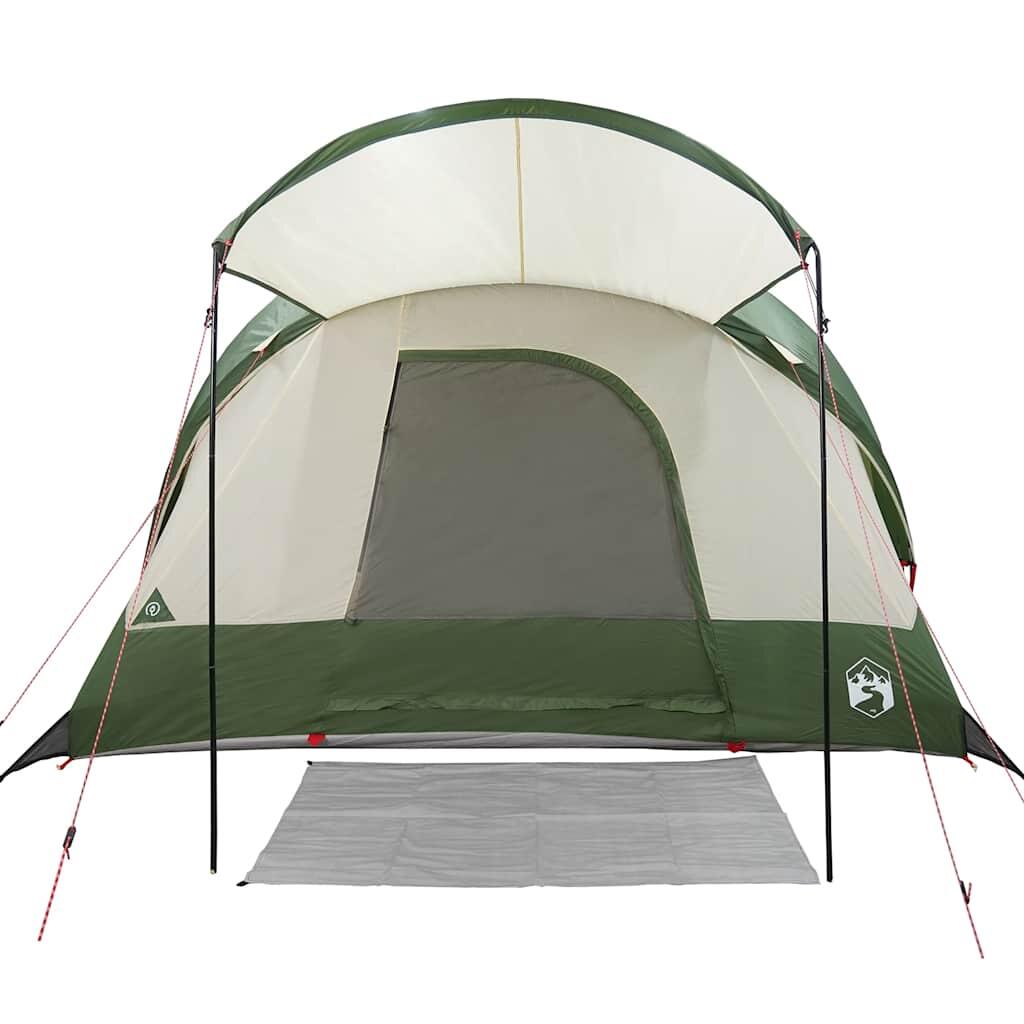 Tienda túnel VidaXL para 8 personas, impermeable, verde 6/7