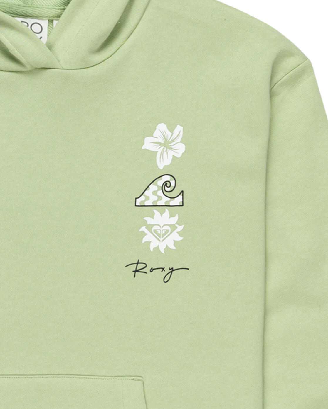Felpa con cappuccio Roxy modello ERGFT04007-GEG0 per ragazze 3/3
