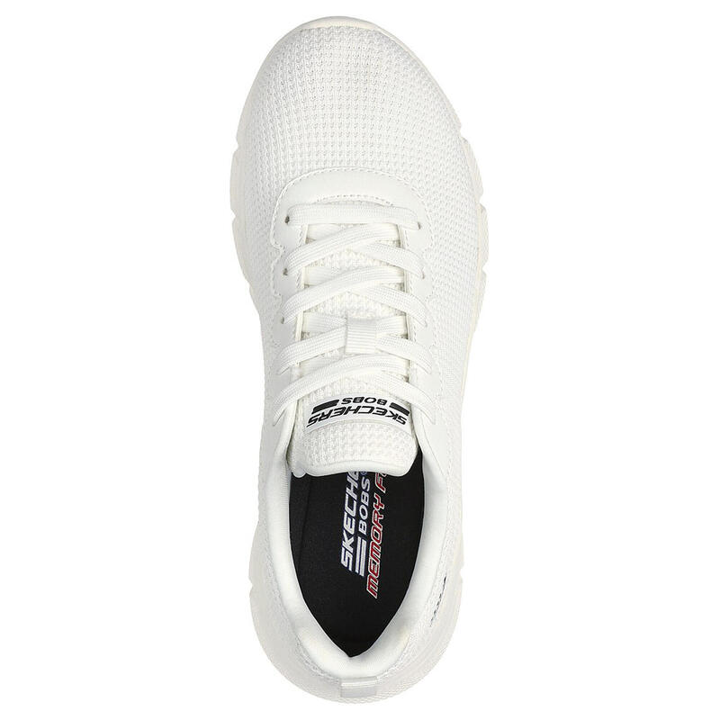 Pantofi sport femei Skechers Bobs B Flex-Visionar, Alb