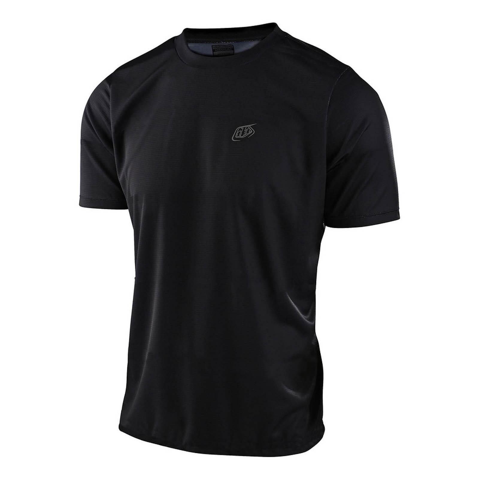 TLD Maillot Flowline SS Solid - Black Troy Lee Designs 1/2