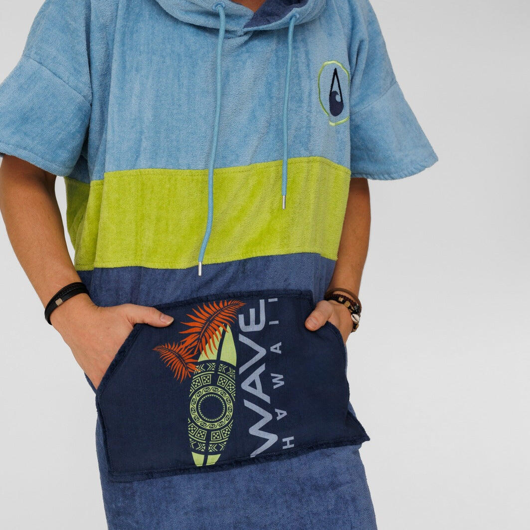 Poncho Wave Hawaii Cotton Velours Poncho Kapalua L WH4074 Multikleur 105 x 80 cm 6/7