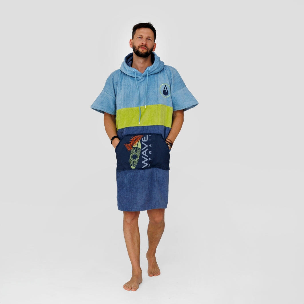 Poncho Wave Hawaii Cotton Velours Poncho Kapalua L WH4074 Multikleur 105 x 80 cm 4/7