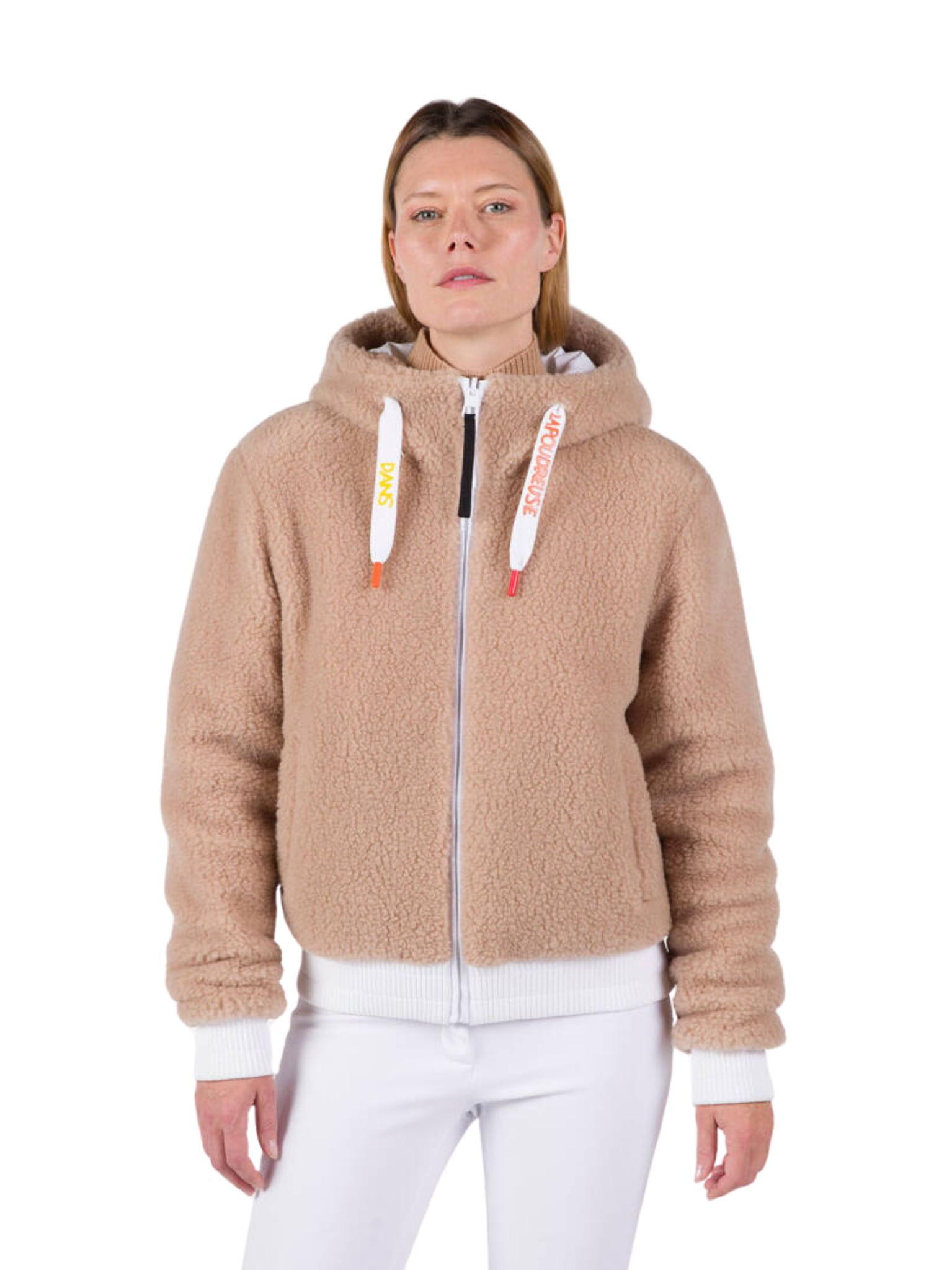 Kurtka narciarska Rossignol JCC damska W Yety Fleecy Bomber JKT biała 4/6