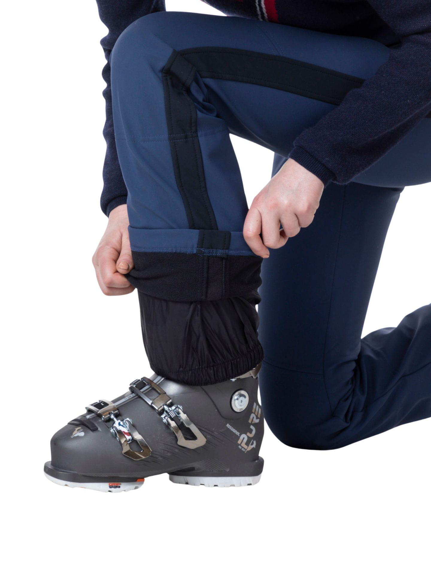 Spodnie narciarskie Rossignol damskie Resort Softshell Pant granatowe 6/7
