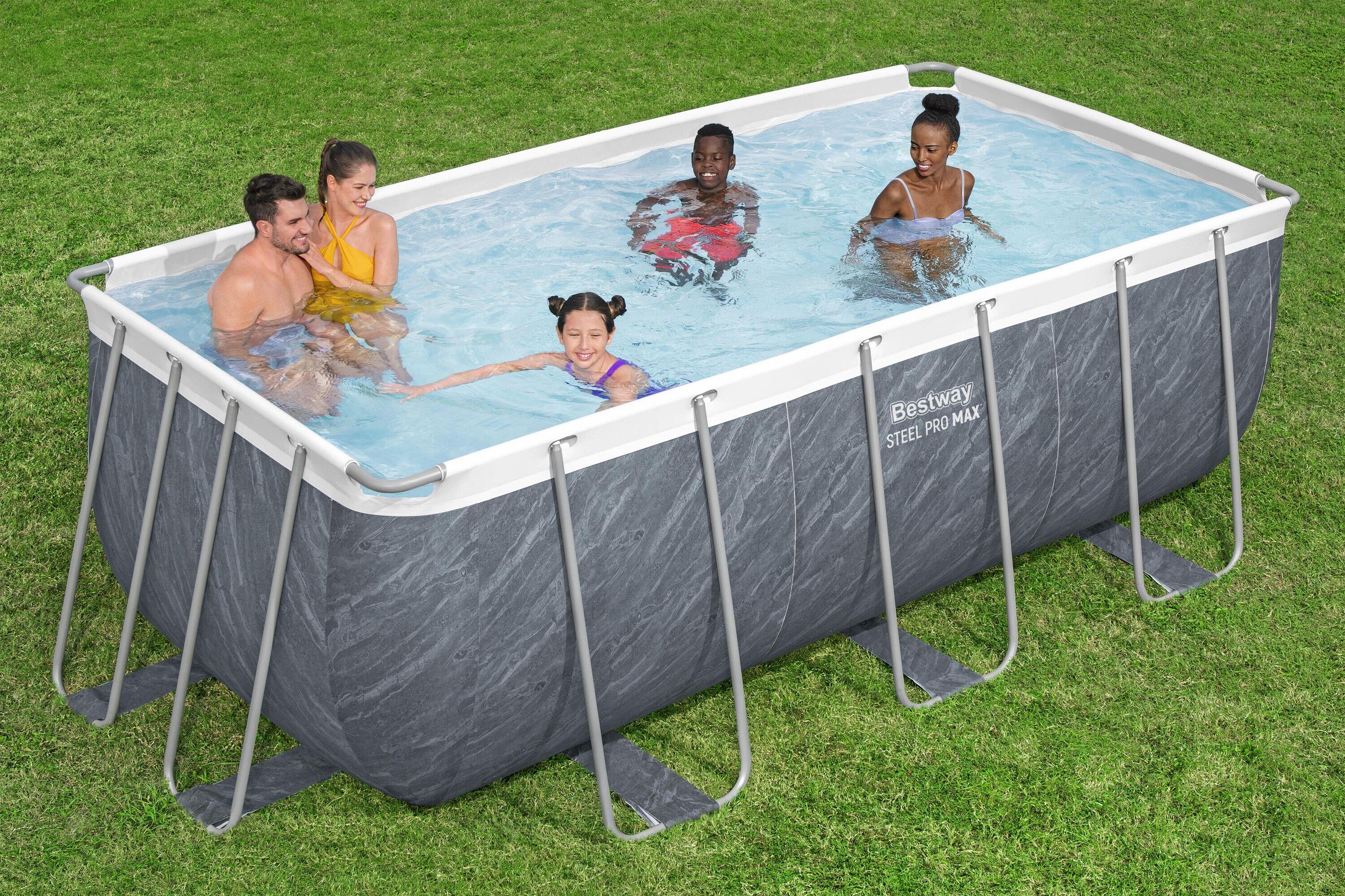 Bestway 56932-7 Piscina base fuori terra Steel Pro Max da 412x201x122 cm 2/7