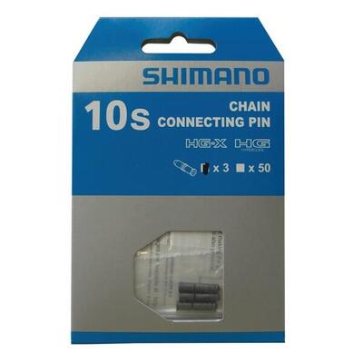 Shimano Kettenverbindungsstift Superschmal. Schwarz. 3 Stück