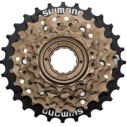 Shimano wolnobieg 7-biegowy 14-28T brązowy