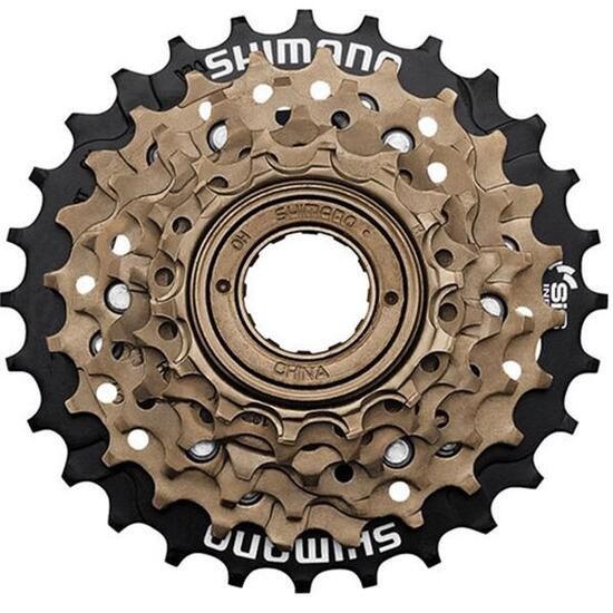 Shimano wolnobieg 7-biegowy 14-28T brązowy