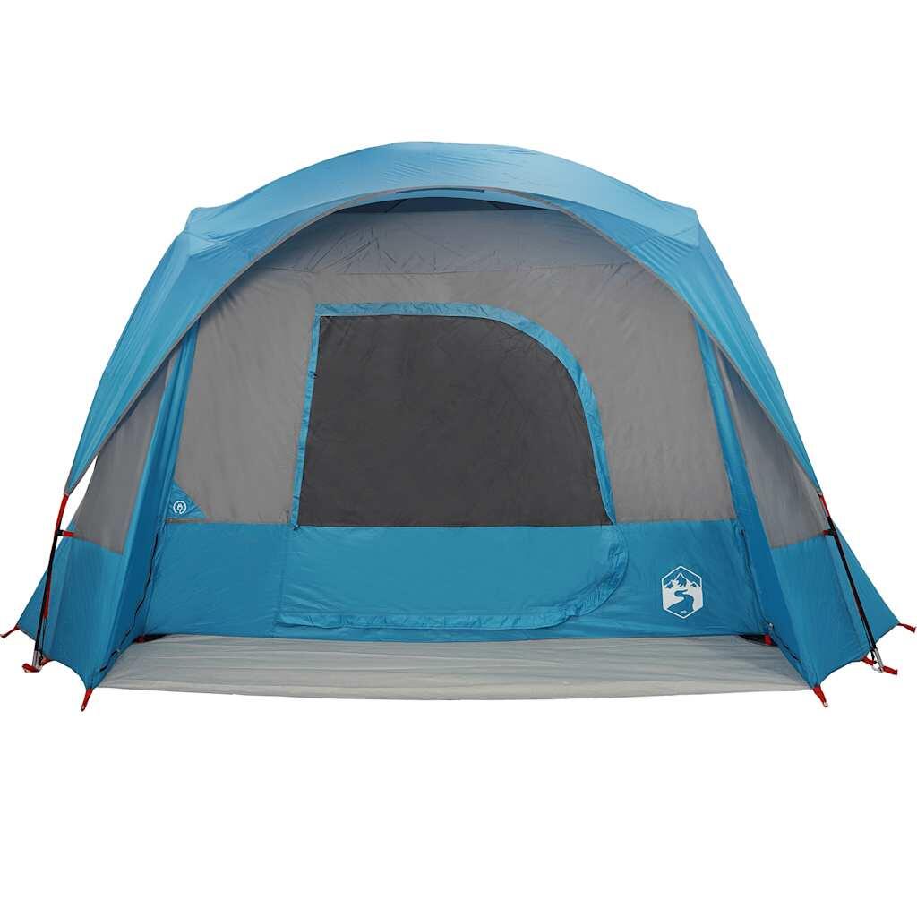 Tienda familiar VidaXL 6 personas impermeable azul 6/7