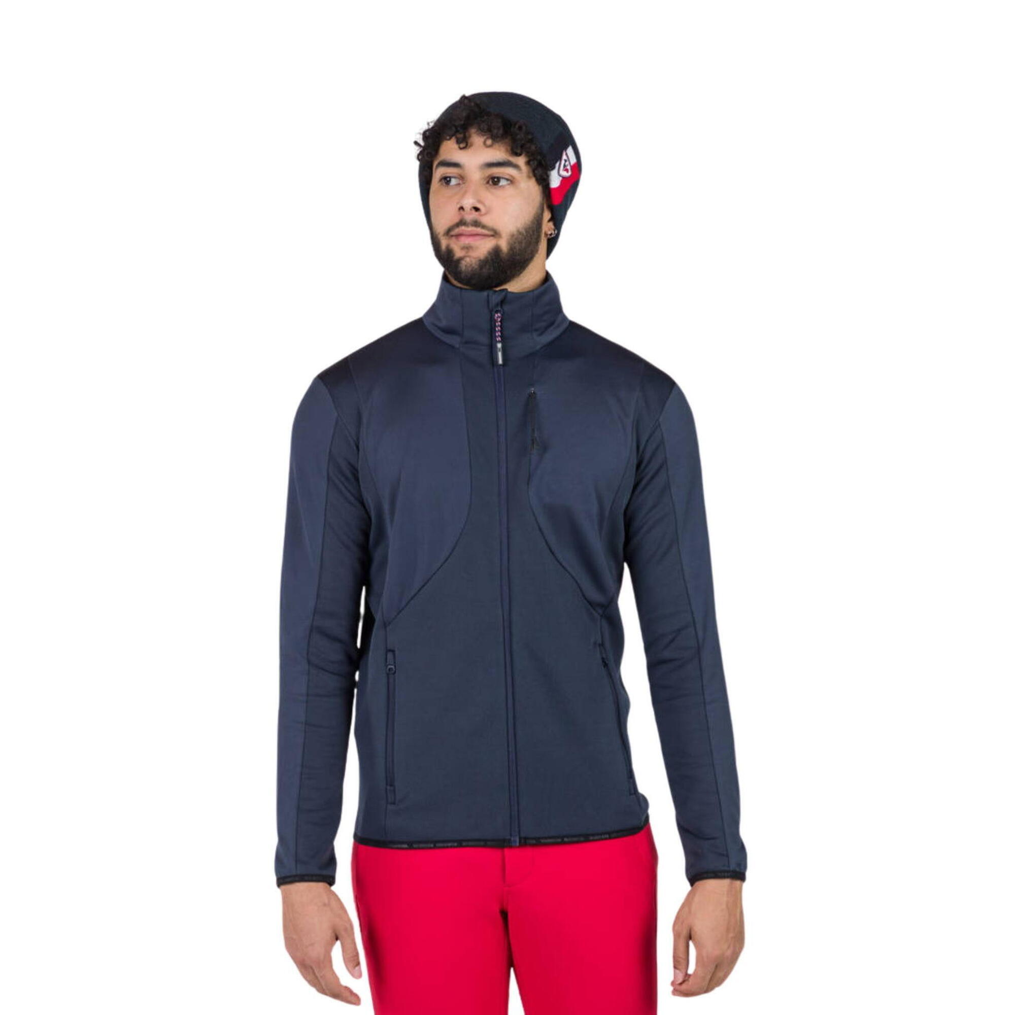Bluza Rossignol męska Diretta Fleece FZ granatowa