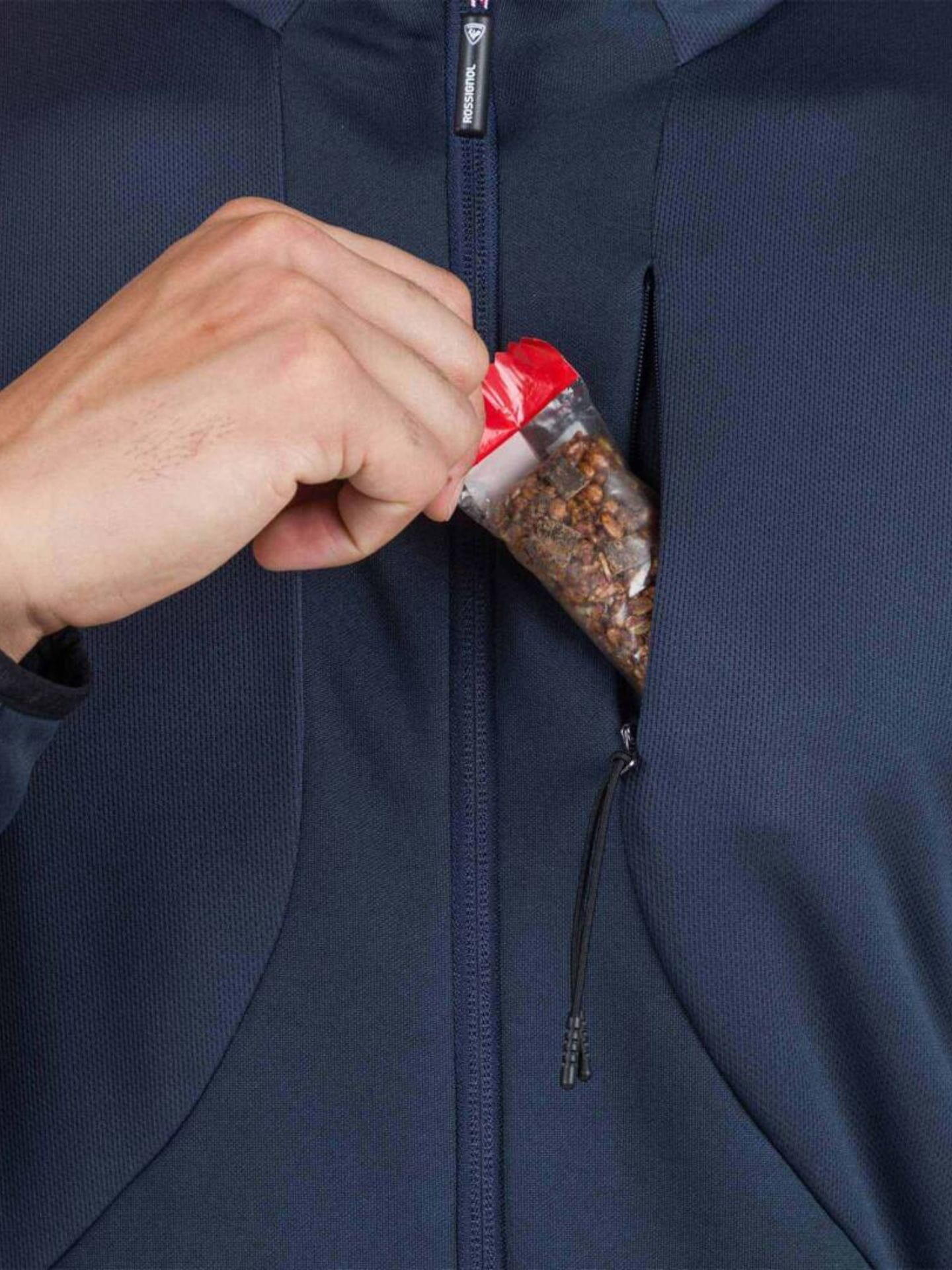 Bluza Rossignol męska Diretta Fleece FZ granatowa 5/6