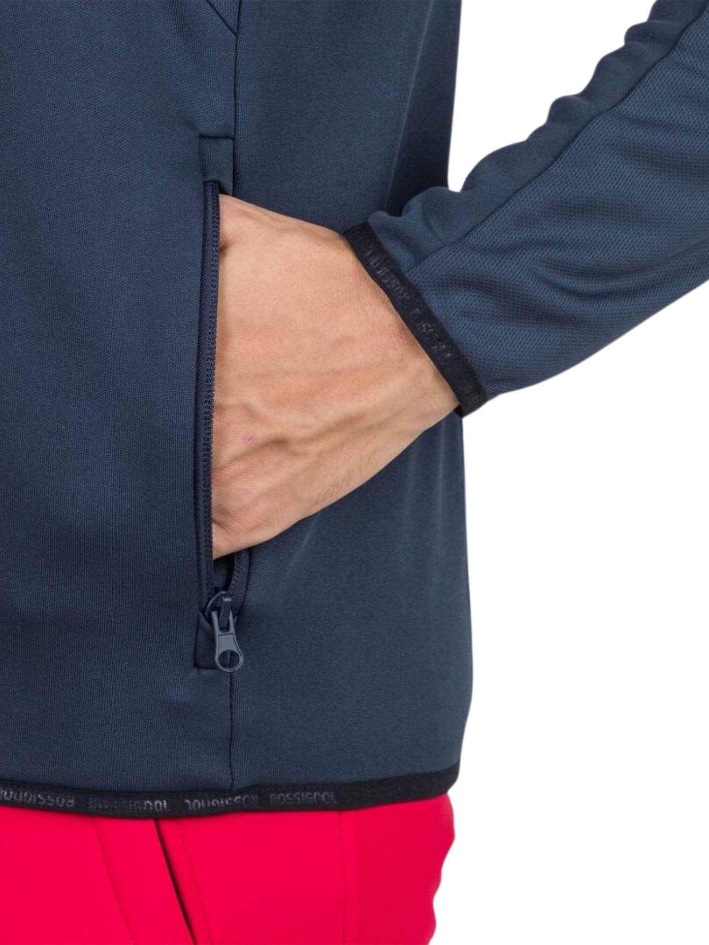 Bluza Rossignol męska Diretta Fleece FZ granatowa 6/6