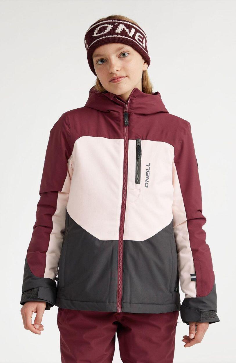 O'NEILL O'neill Manteaux CARBONITE JACKET  Filles Windsor Wine Colour Block 2/5