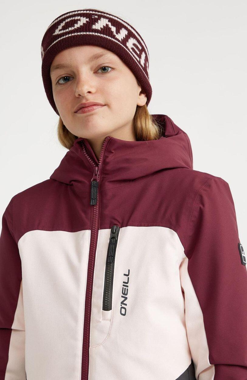 O'NEILL O'neill Manteaux CARBONITE JACKET  Filles Windsor Wine Colour Block 3/5