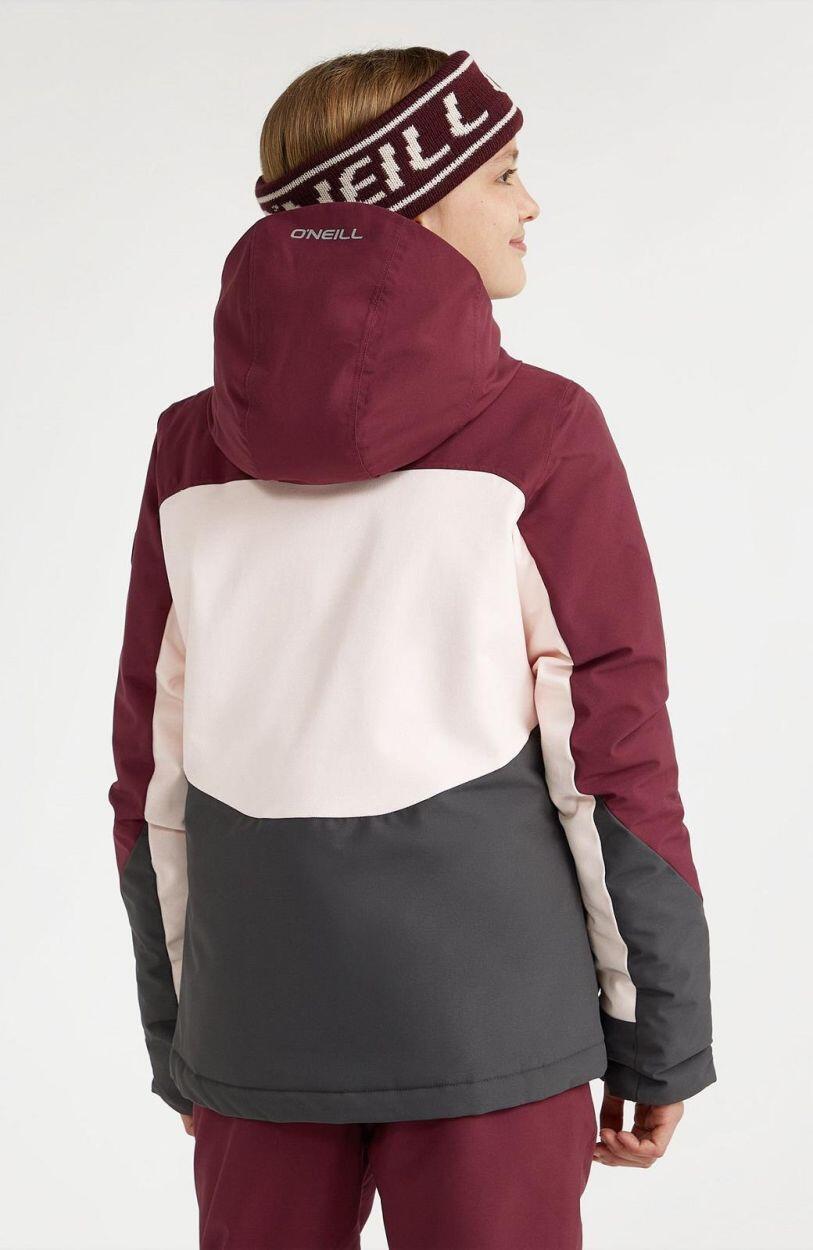 O'NEILL O'neill Manteaux CARBONITE JACKET  Filles Windsor Wine Colour Block 5/5